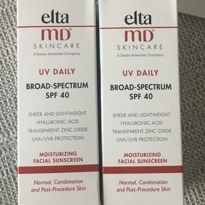 2 EltaMD UV Daily Facial Sunscreen 40 SPF 1.7 oz